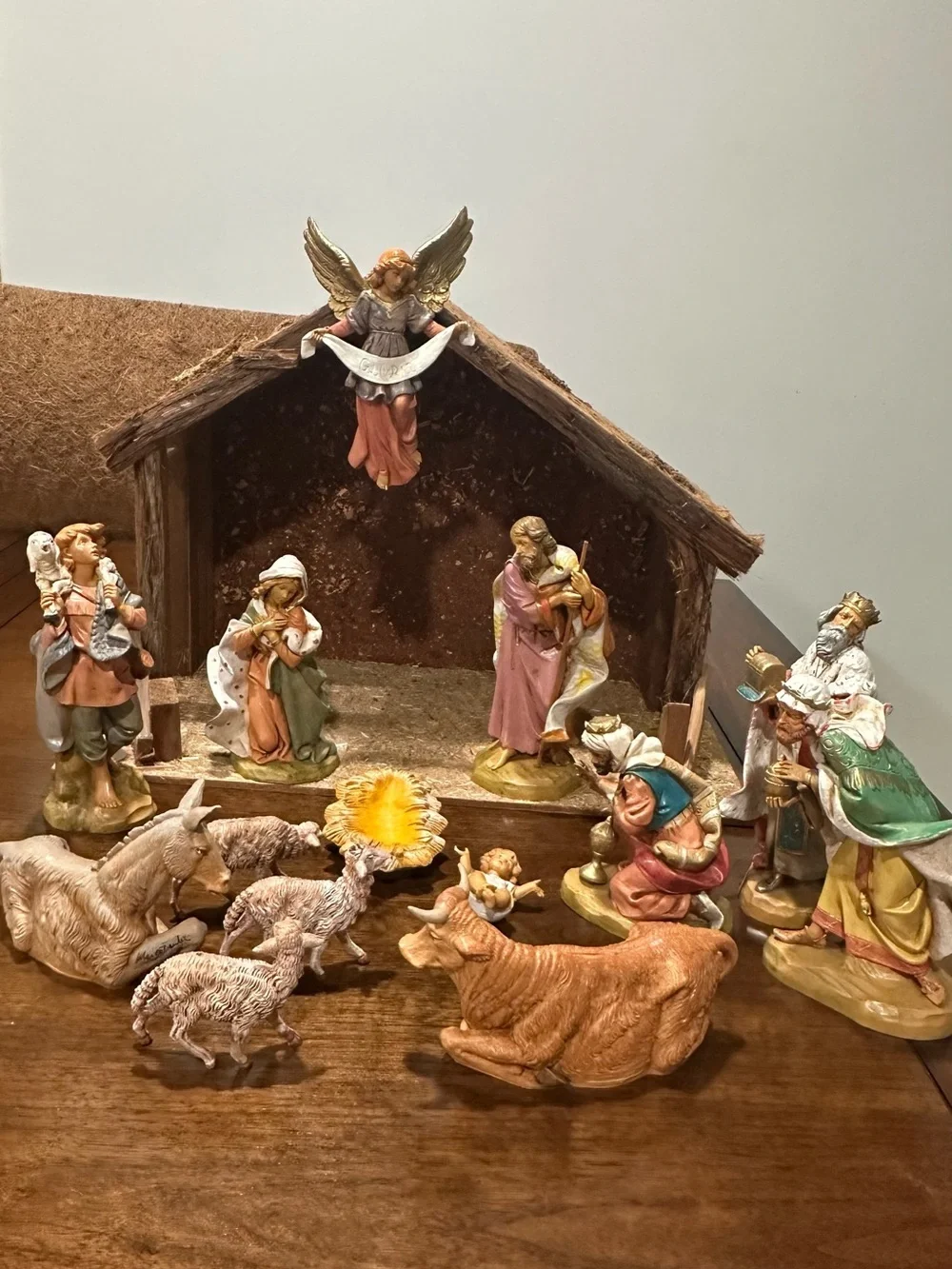 Fontanini Nativity Set with Stable - Holiday Decor